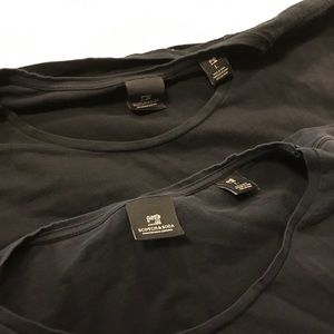 Scotch & Soda T-shirts (two) Black large